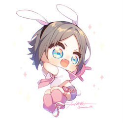 This is a pixiv picture whose title is ウサギさん🐰.