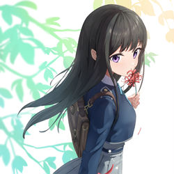 This is a pixiv picture whose title is Lycoris🟦.