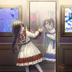 This is a pixiv picture whose title is かくれんぼ.