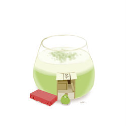 This is a pixiv picture whose title is 抹茶ラテ茶屋.