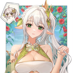 This is a pixiv picture whose title is 「こんな体になっちゃった…」.