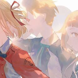 This is a pixiv picture whose title is リコリス.