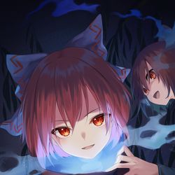 This is a pixiv picture whose title is 赤蛮奇.