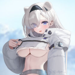 This is a pixiv picture whose title is オーロラちゃん.