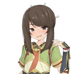 This is a pixiv picture whose title is だんだん脱げていくヨモギ.