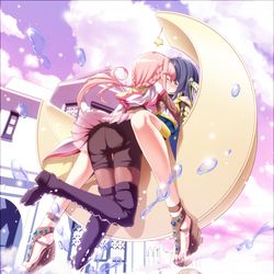 This is a pixiv picture whose title is 🌙.