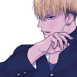 This is a pixiv picture whose title is 【鮫恋】ギャップ.