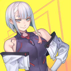 This is a pixiv picture whose title is Cyberpunk Edgerunners Lucy.