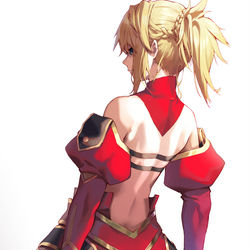 This is a pixiv picture whose title is モードレッド.