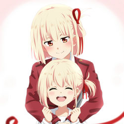 This is a pixiv picture whose title is 千束誕.