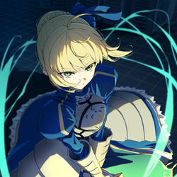 This is a pixiv picture whose title is セイバー.