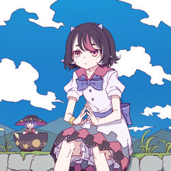 This is a pixiv picture whose title is 正邪と針妙丸.