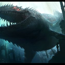 This is a pixiv picture whose title is Poseidon.