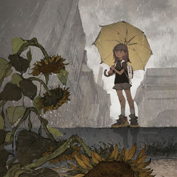 This is a pixiv picture whose title is 残りの夏がいなくなる.