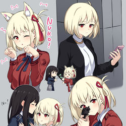 This is a pixiv picture whose title is おめ千束.