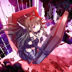 This is a pixiv picture whose title is 棺より目覚めし悪魔ほむら.