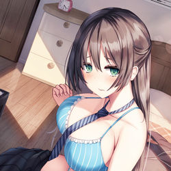 This is a pixiv picture whose title is 下着クラスメイトちゃん.