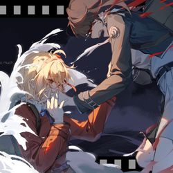 This is a pixiv picture whose title is 仅仅只是一幕，你们的故事还很长.