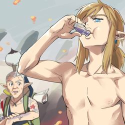 This is a pixiv picture whose title is 塗り薬.