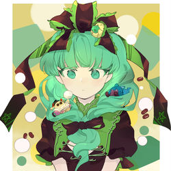 This is a pixiv picture whose title is 抹茶雛.
