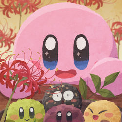 This is a pixiv picture whose title is おはぎカービィさん.
