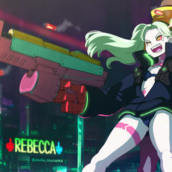 This is a pixiv picture whose title is レベッカ.