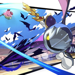 This is a pixiv picture whose title is メタナイト.