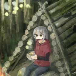 This is a pixiv picture whose title is ブッシュクラフト.