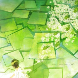 This is a pixiv picture whose title is 路.