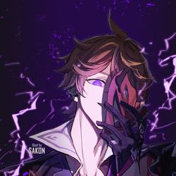 This is a pixiv picture whose title is Tartaglia.
