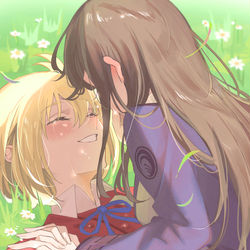 This is a pixiv picture whose title is わたしは君と会えて.