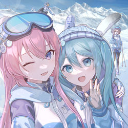 This is a pixiv picture whose title is Snowflake White Rabbit彡.