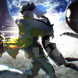 This is a pixiv picture whose title is ILLUSION.
