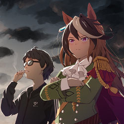 This is a pixiv picture whose title is 最強のふたり.