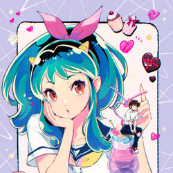 This is a pixiv picture whose title is ポニテラムちゃん⚡.