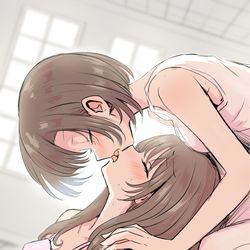 This is a pixiv picture whose title is 百合いらちゅと.