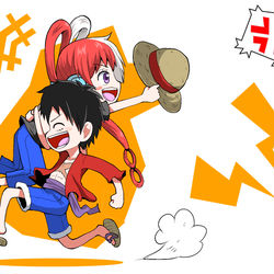 This is a pixiv picture whose title is Run Away!.