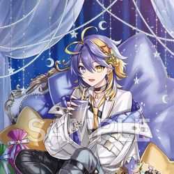 This is a pixiv picture whose title is アスターアルカディアさん誕生日イラスト.