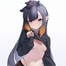 This is a pixiv picture whose title is Ina no takodachi ver..