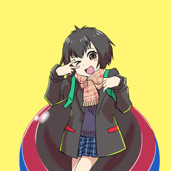 This is a pixiv picture whose title is 冬服ペニー・パーカーちゃん.