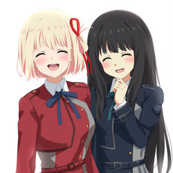 This is a pixiv picture whose title is リコリコ.