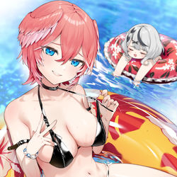This is a pixiv picture whose title is 👙.
