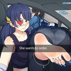 This is a pixiv picture whose title is She Wants to Order.