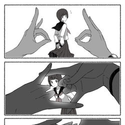 This is a pixiv picture whose title is 『狐の窓』.