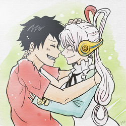 This is a pixiv picture whose title is 仲良く笑っててほしい幼馴染.