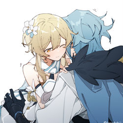 This is a pixiv picture whose title is DottoLumi / Genshin Impact.