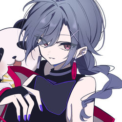 This is a pixiv picture whose title is 緑仙.