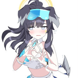 This is a pixiv picture whose title is Emotional Support Hibiki.
