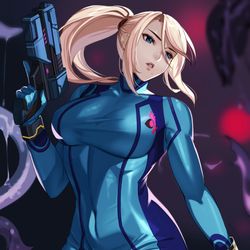 This is a pixiv picture whose title is samus_aran.