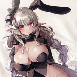 This is a pixiv picture whose title is オリジナルのバニーガールさん.